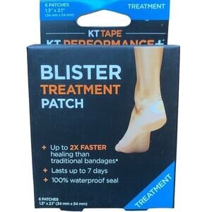 KT Tape Performance+ Blister Treatment Patch, Waterproof Hydrocolloid Bandage